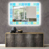 Mosaic Tempered Glass Wall Mirror