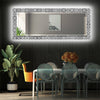 Mosaic Tempered Glass Wall Mirror