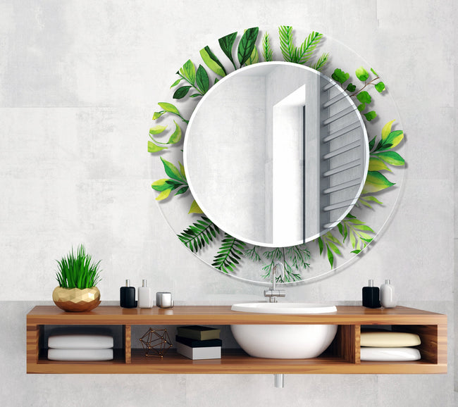Transparent Tempered Glass Wall Mirror