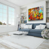 Colors with Stained Glass Tempered Glass Wall Art
