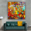 Colors with Stained Glass Tempered Glass Wall Art
