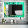 Stained Tempered Glass Wall Mirror