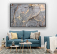 Gray Marble Art Tempered Glass Wall Art