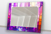 Stained Tempered Glass Wall Mirror