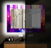 Stained Tempered Glass Wall Mirror