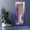 Stained Tempered Glass Wall Mirror