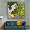 Green Naturel Botanical Tempered Glass Wall Art