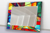 Stained Tempered Glass Wall Mirror