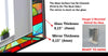 Stained Tempered Glass Wall Mirror