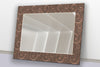 Abstract Tempered Glass Wall Mirror