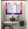Stained Tempered Glass Wall Mirror