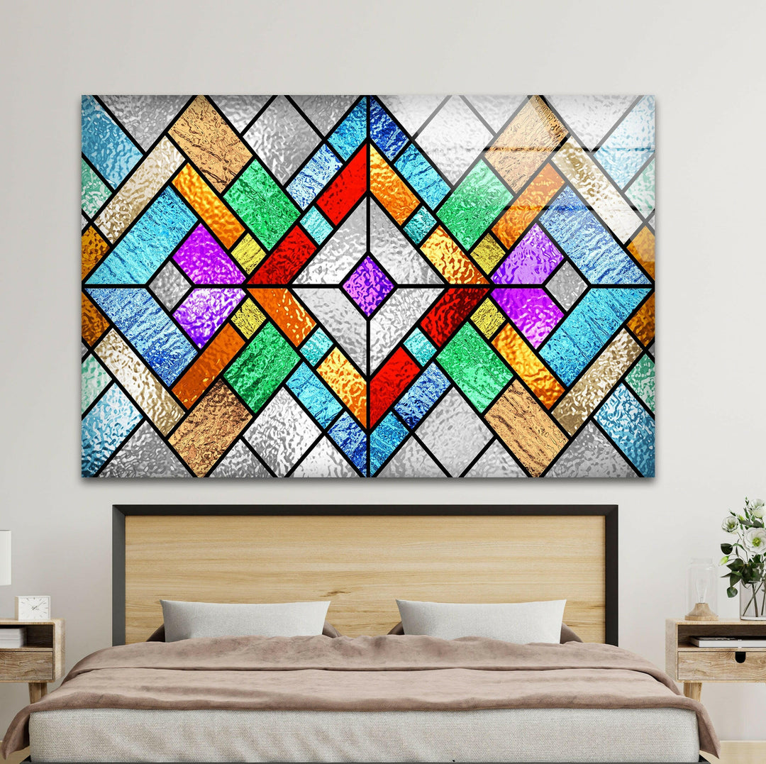 Stained Colored Window Glass Wall Art glass pictures for Wall, glass prints wall art