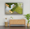 Green Naturel Botanical Tempered Glass Wall Art