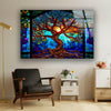 Stained Tree Tempered Glass Wall Art