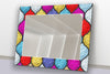 Stained Tempered Glass Wall Mirror