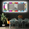 Stained Tempered Glass Wall Mirror