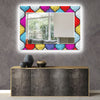 Stained Tempered Glass Wall Mirror