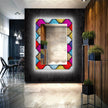 Stained Tempered Glass Wall Mirror