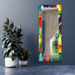 Stained Tempered Glass Wall Mirror