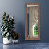 Abstract Tempered Glass Wall Mirror