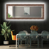 Abstract Tempered Glass Wall Mirror