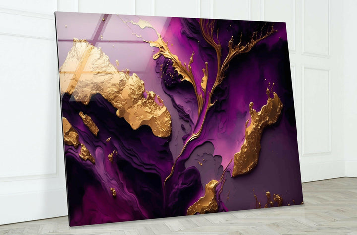 Modern Abstract Glass Wall Decor Prints