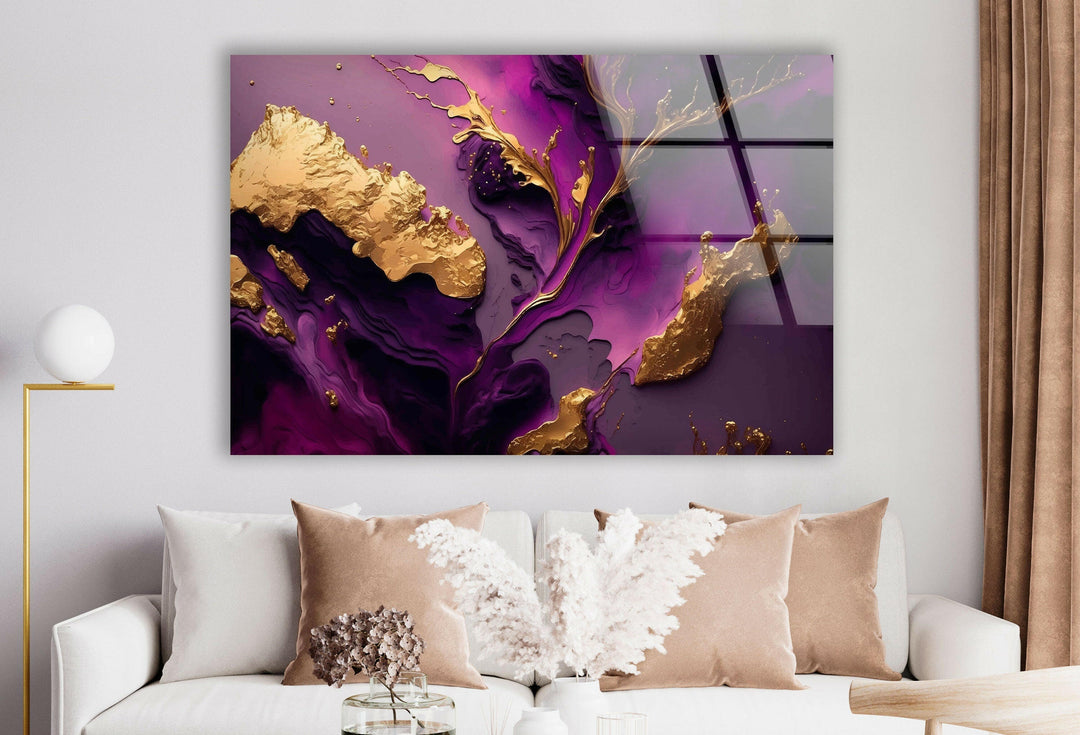 Unique Abstract Glass Wall Art Pieces