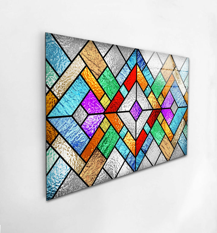 Stained Colored Window Glass Wall Art stained glass wall art, stained glass wall decor