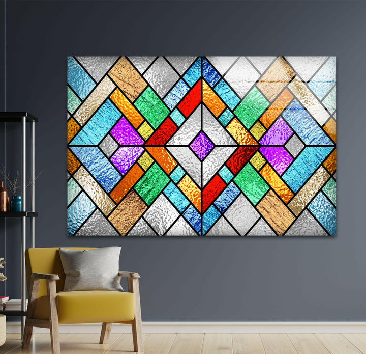 Stained Colored Window Glass Wall Art glass photo prints, glass picture prints