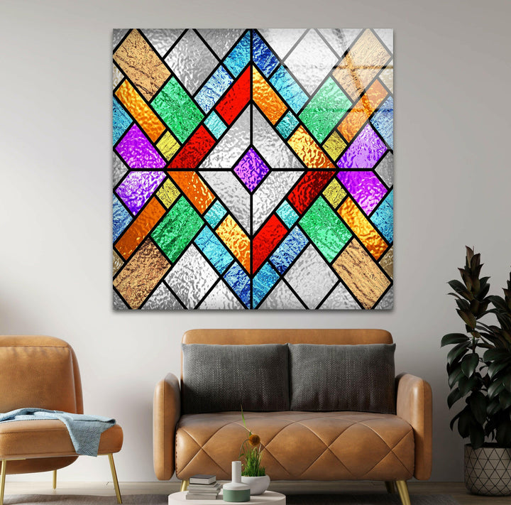 Stained Colored Window Glass Wall Art custom glass pictures, glass art prints