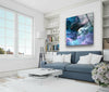 Fractal Abstract Tempered Glass Wall Art