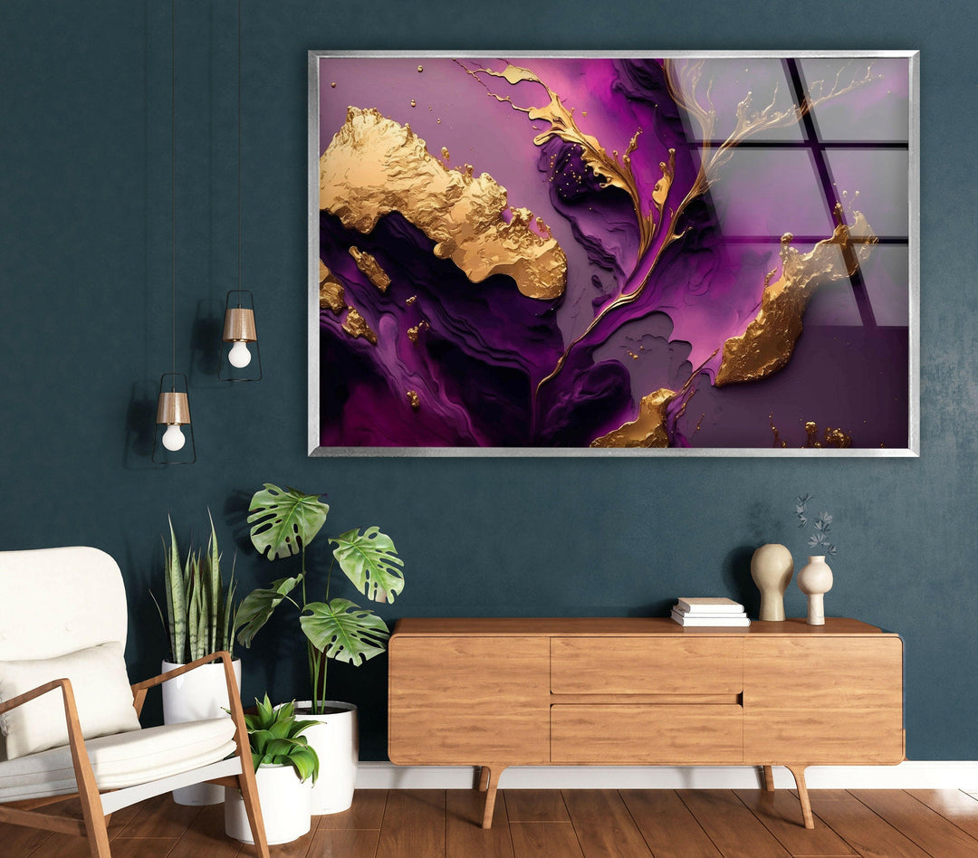 Large Format Abstract Glass Art Prints