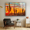 Sonoran Desert Arizona Tempered Glass Wall Art