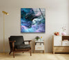 Fractal Abstract Tempered Glass Wall Art