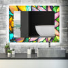 Stained Tempered Glass Wall Mirror