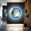 Stained Tempered Glass Wall Mirror