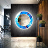 Stained Tempered Glass Wall Mirror