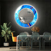 Stained Tempered Glass Wall Mirror