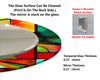 Stained Tempered Glass Wall Mirror