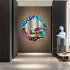 Mosaic Tempered Glass Wall Mirror