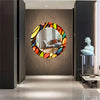 Stained Tempered Glass Wall Mirror