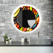 Stained Tempered Glass Wall Mirror