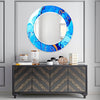 Stained Tempered Glass Wall Mirror