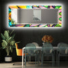 Stained Tempered Glass Wall Mirror