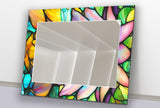 Stained Tempered Glass Wall Mirror