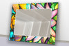 Stained Tempered Glass Wall Mirror