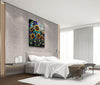 Sunflower Stained Window Tempered Glass Wall Art