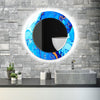 Stained Tempered Glass Wall Mirror