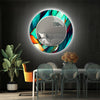 Stained Tempered Glass Wall Mirror