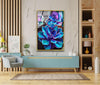 Botanical Flower Tempered Glass Wall Art